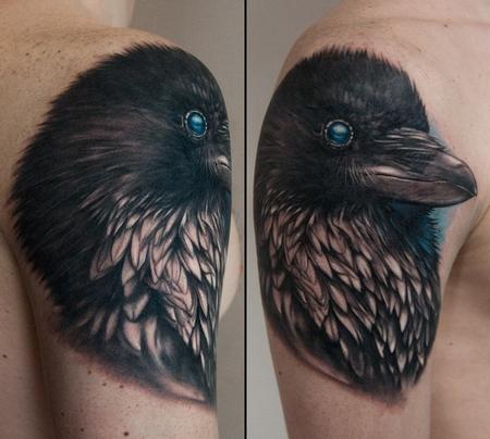 Tattoos - raven - 85957
